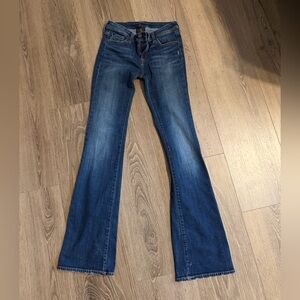 Genetic Denim Flare Jeans in Deep Blue